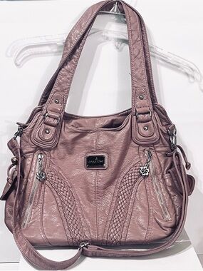 Angelkiss Washed Tie-Dye Design Daily Simple Unique Hobo/Crossbody Handbag